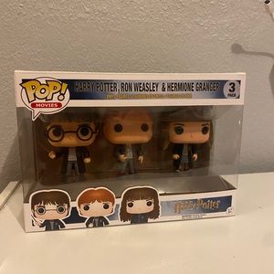 Harry Potter Funko Pop Figure- Harry, Hermione and Ron